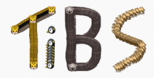 TiBS geschrieben mit Emoji-Stempel